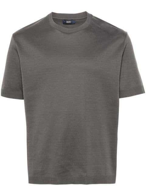 piqué-weave T-shirt by HERNO