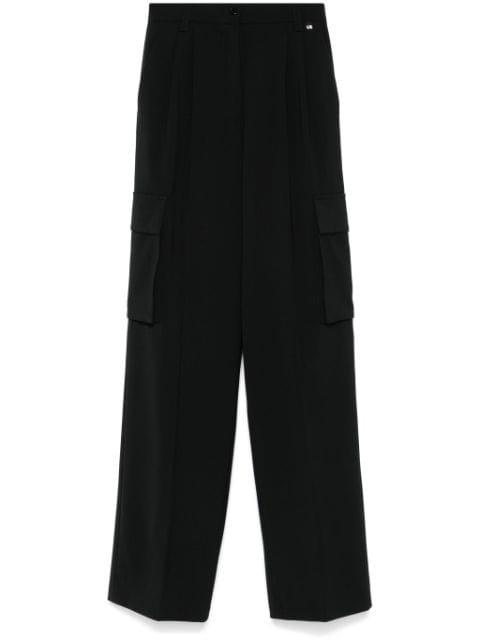 pleat-detail cargo trousers by HERNO