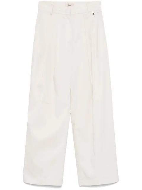 pleat-detailing trousers by HERNO