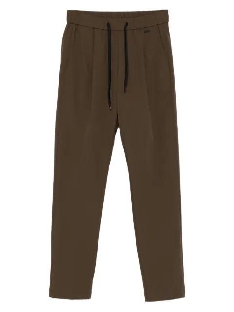 pleated drawstring trousers by HERNO