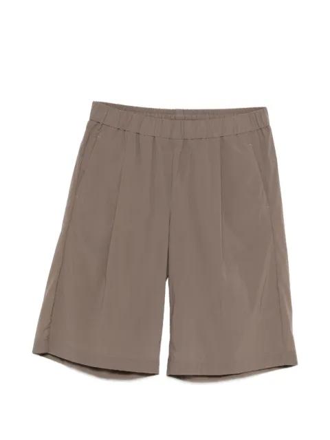 pleated elasticated-waist shorts by HERNO