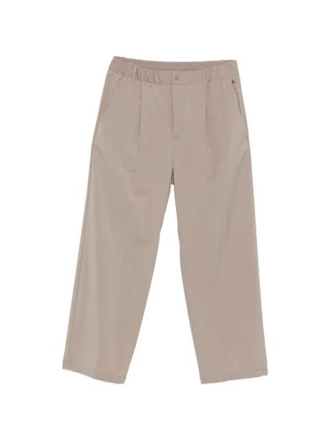 pleated elasticated-waist trousers by HERNO