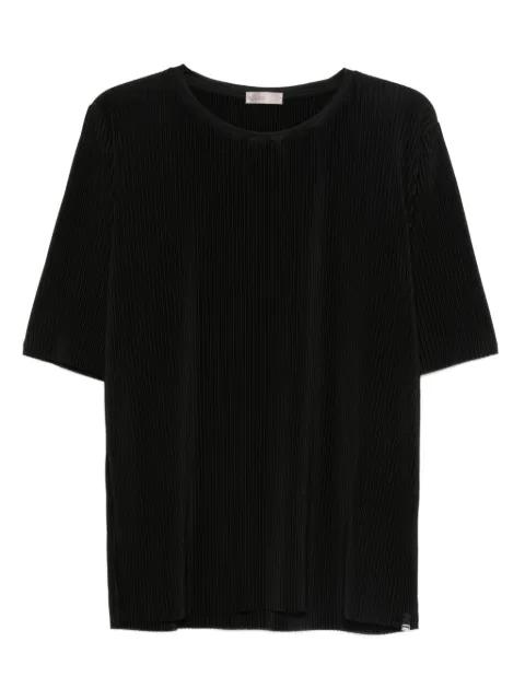 pleated short-sleeve T-shirt by HERNO
