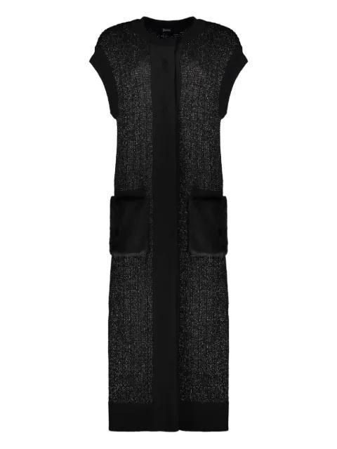 pockets sleeveless cardigan by HERNO