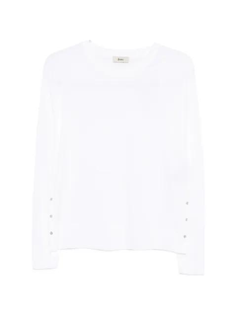 press-stud raglan-sleeve sweater by HERNO