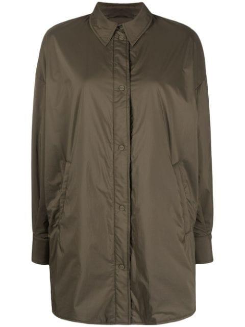 press-stud shirt jacket by HERNO