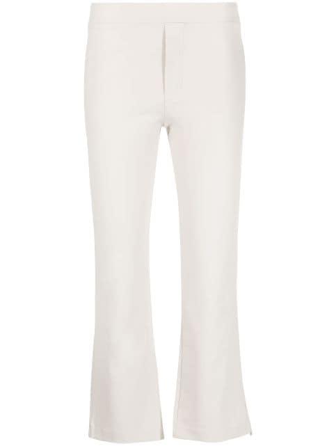 pull-on cropped trousers by HERNO