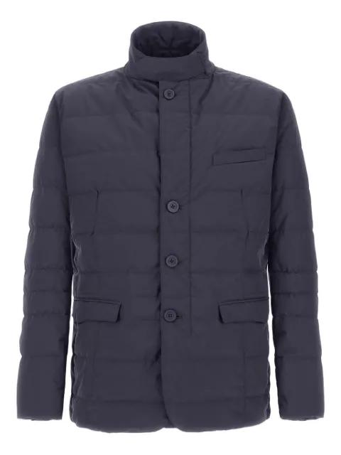 quilted button-fastening jacket by HERNO
