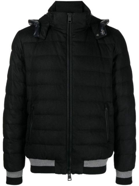 quilted-finish padded jacket by HERNO