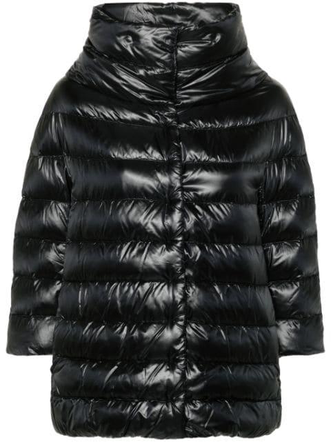 quilted funnel-neck jacket by HERNO