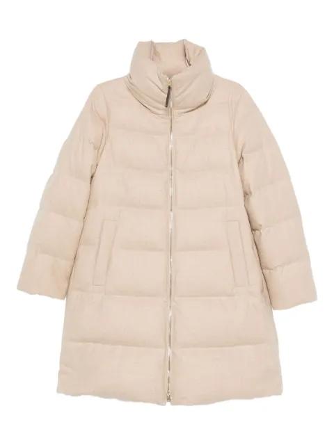 quilted high-neck coat by HERNO