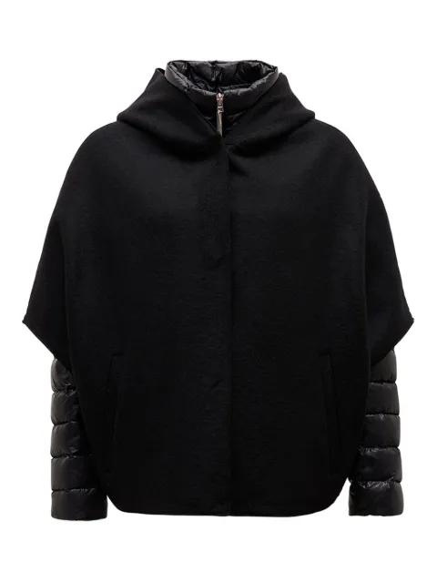quilted hoodied coat by HERNO