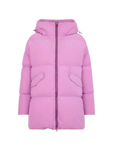 quilted hoodied jacket by HERNO