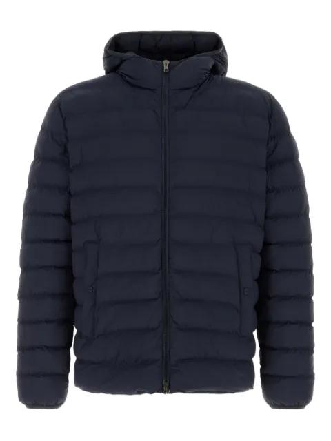 quilted hoodied jacket by HERNO
