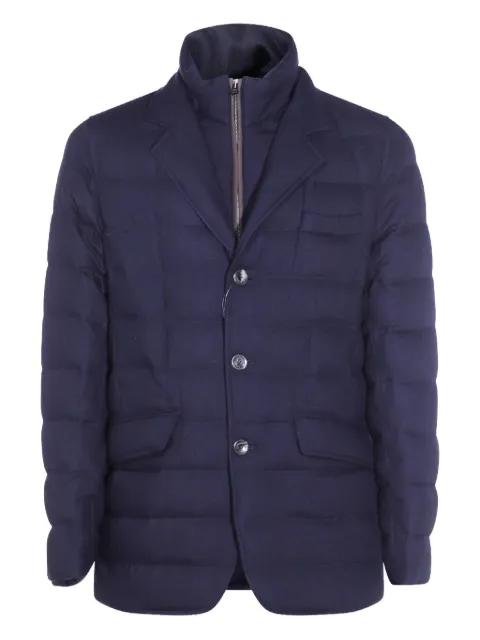 quilted layered blazer by HERNO