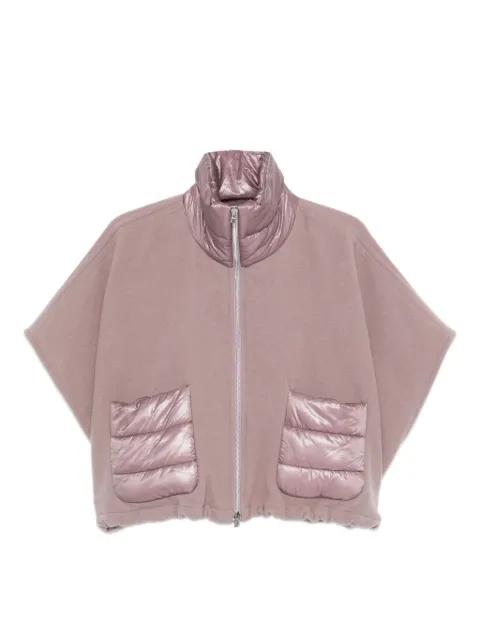 quilted-pocket fleece jacket by HERNO