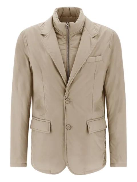 quilted single-breasted blazer by HERNO
