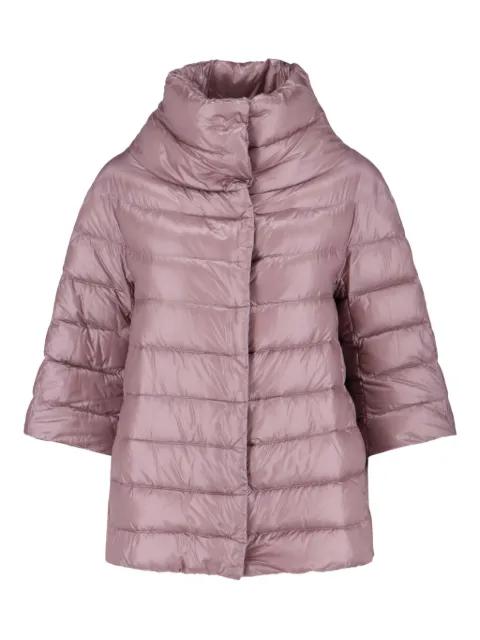 quilted turtleneck puffer coat by HERNO