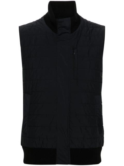 quilted zip-up gilet by HERNO