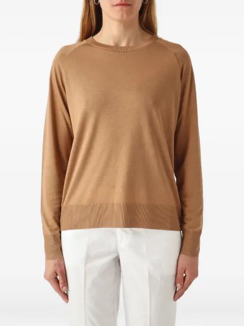 raglan-sleeve button-slit t-shirt by HERNO