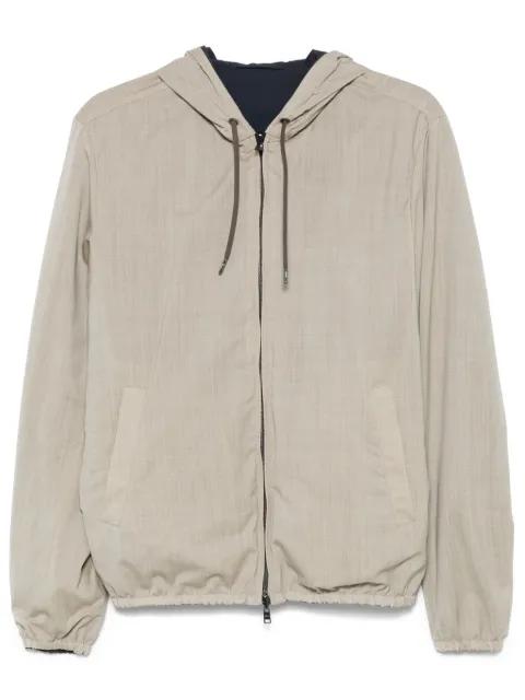reversible hoodied jacket by HERNO