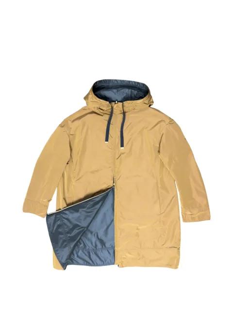 reversible hoodied raincoat by HERNO