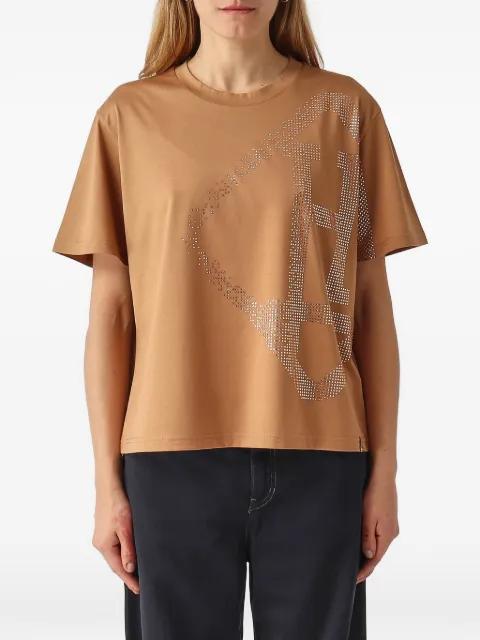 rhinestone-embellished t-shirt by HERNO