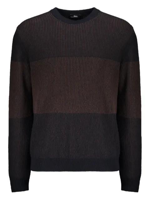 ribbed colour-block sweater by HERNO
