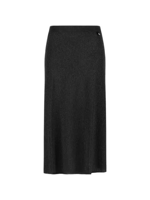 ribbed midi skirt by HERNO