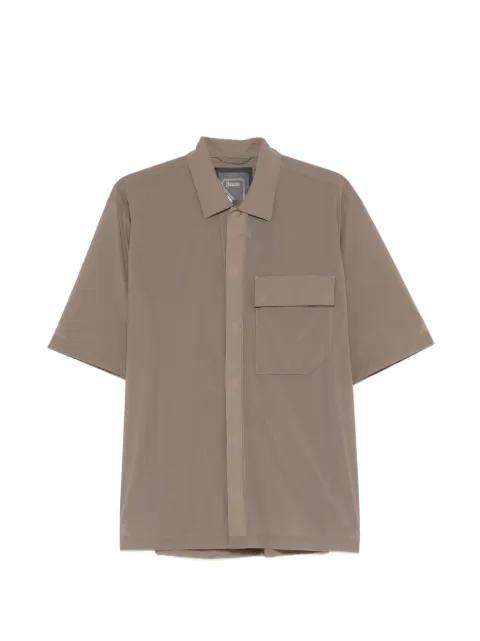 ripstop-pattern shirt by HERNO