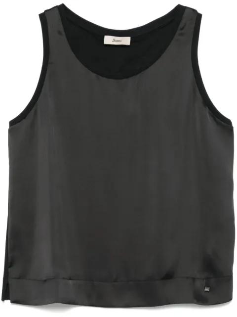 satin top by HERNO