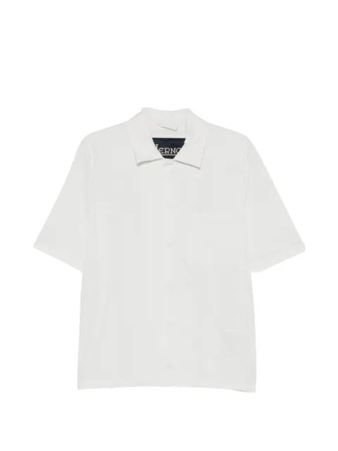 seersucker-texture short-sleeve shirt by HERNO