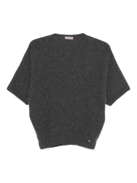 short-sleeve cashmere top by HERNO