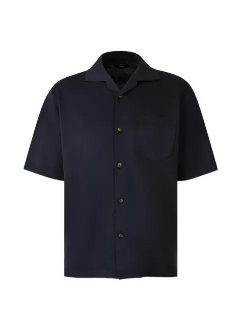 short-sleeve chest-pocket shirt by HERNO