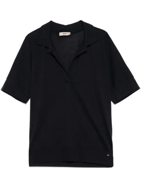 short-sleeve polo top by HERNO