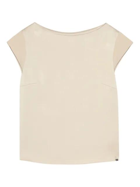 short-sleeves crepe top by HERNO