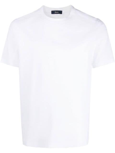 shortsleeved crew neck T-shirt by HERNO