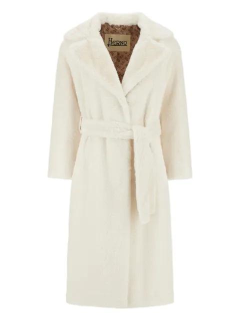 single-breasted coat by HERNO
