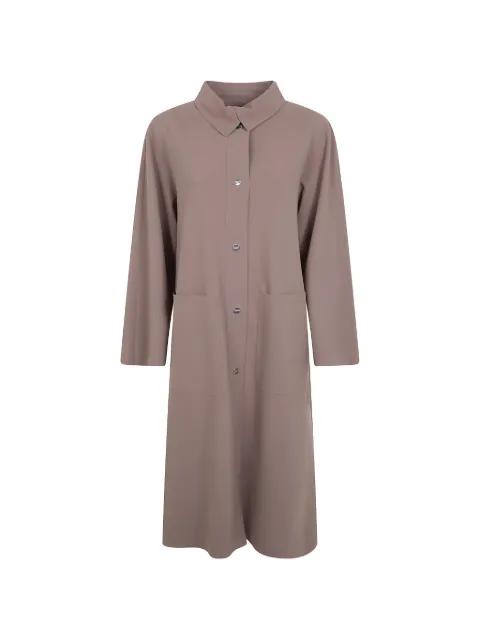 single-breasted coat by HERNO