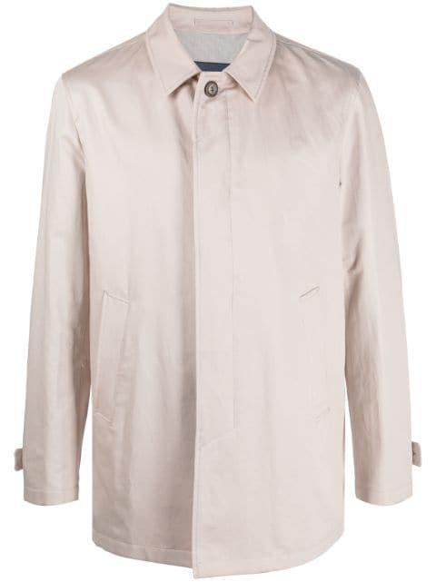 single-breasted coat by HERNO