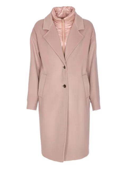 single-breasted wool coat by HERNO
