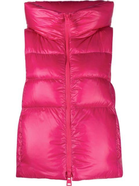 sleeveless button-front gilet by HERNO