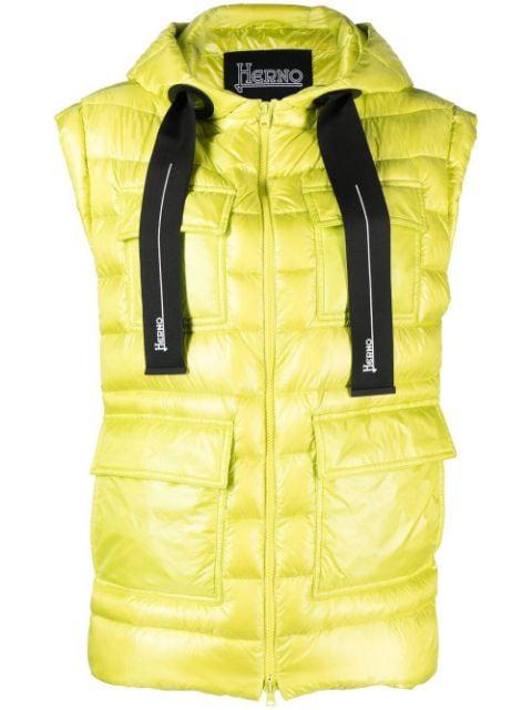 sleeveless padded gilet by HERNO