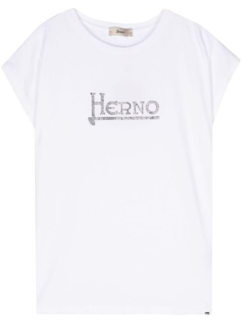 studded-logo T-shirt by HERNO