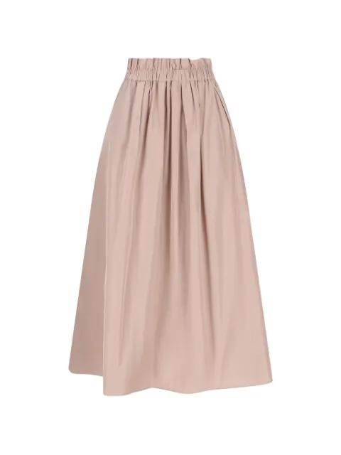 taffeta A-line skirt by HERNO