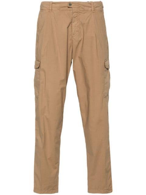tapered cotton cargo pants by HERNO