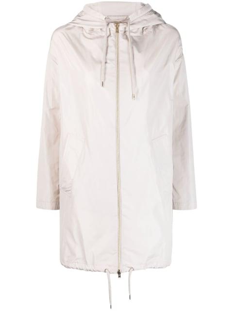 techno taffeta parka coat by HERNO