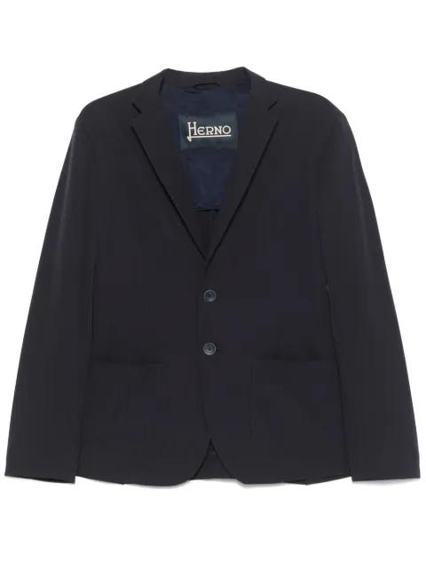 textured two-button blazer by HERNO