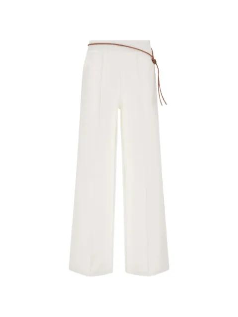 tie belt trousers by HERNO
