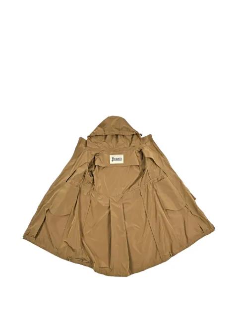 water-repellent hoodied parka by HERNO